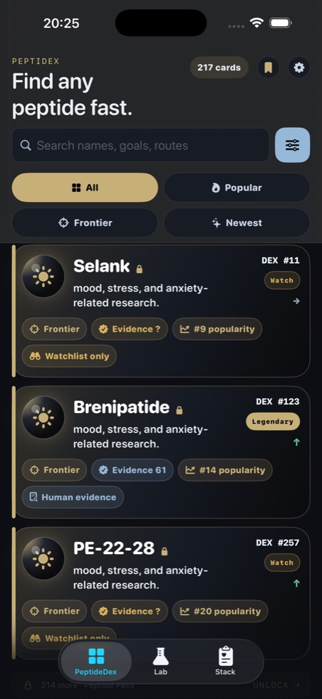 Peptide Dex preview