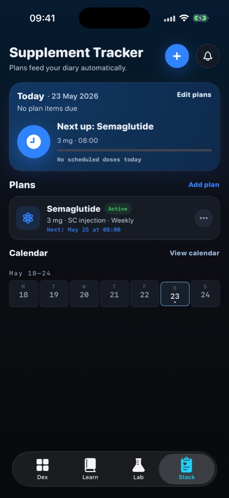 Tracker screenshot